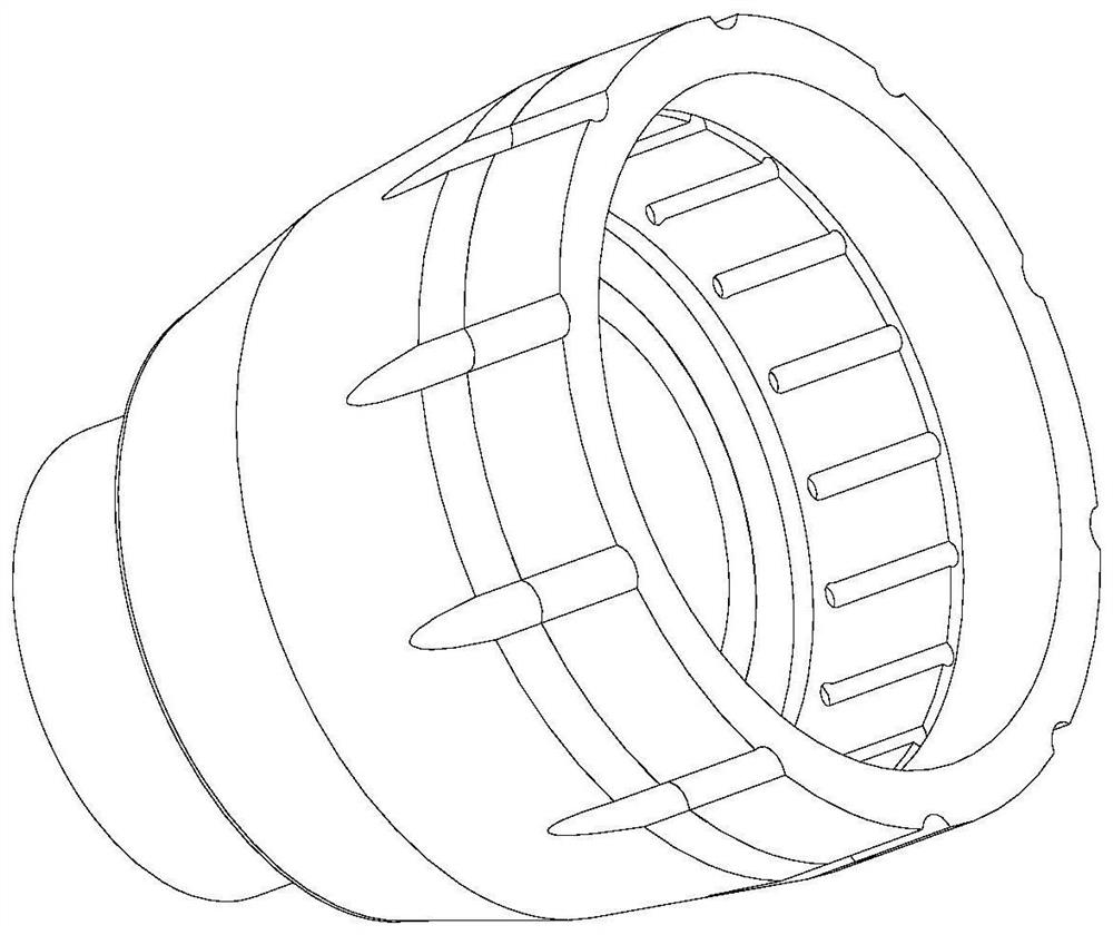 Bearing seat structure with cooling inner flow passage for turbo pump