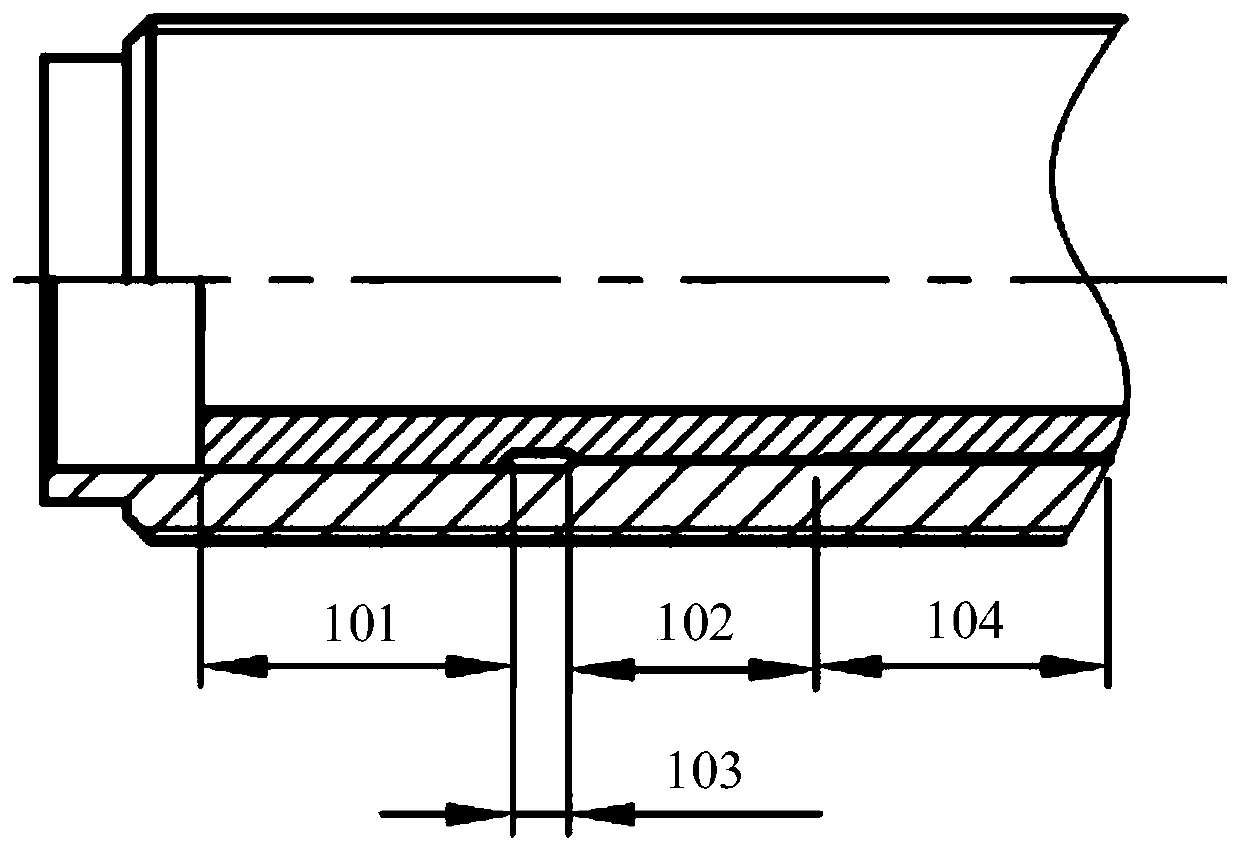 Assembly structure of shaft body and hole body and connector