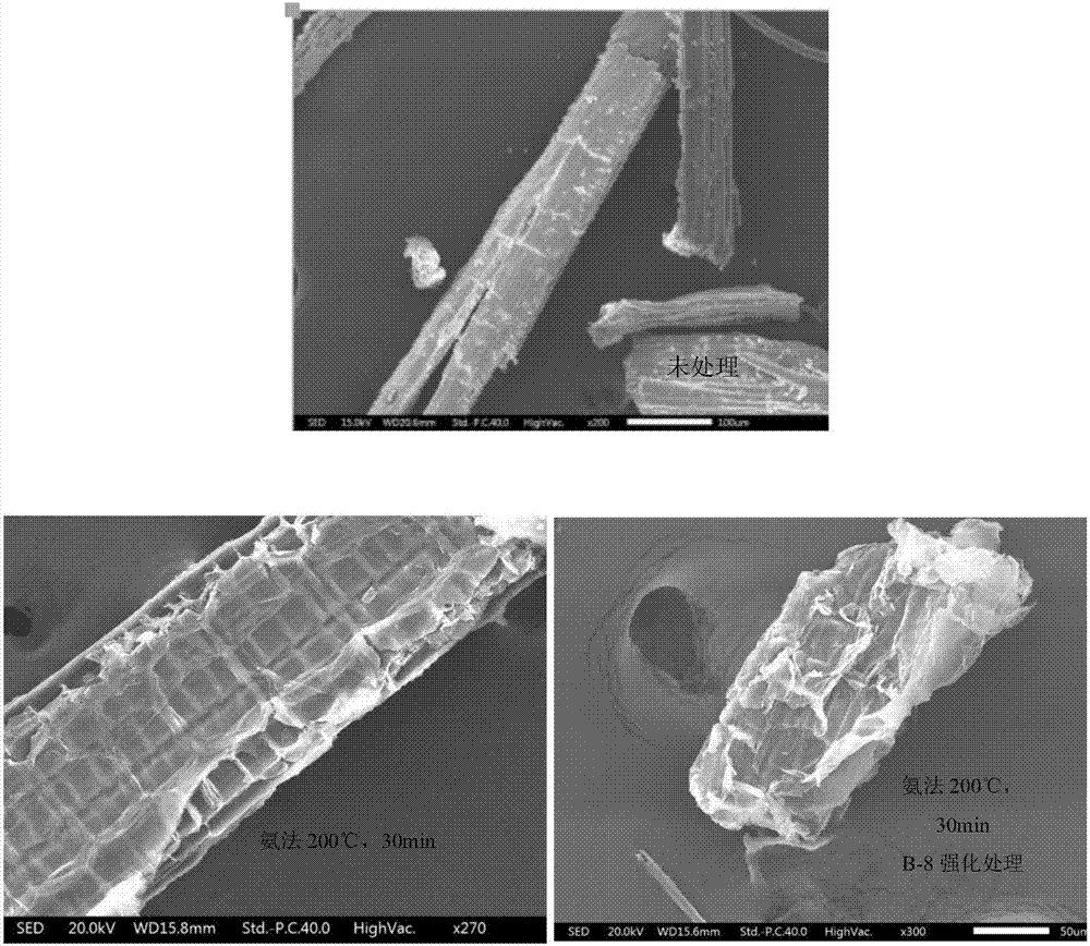 Method for strengthening ammonia pretreatment of waste biomass by means of lignin-degrading bacteria