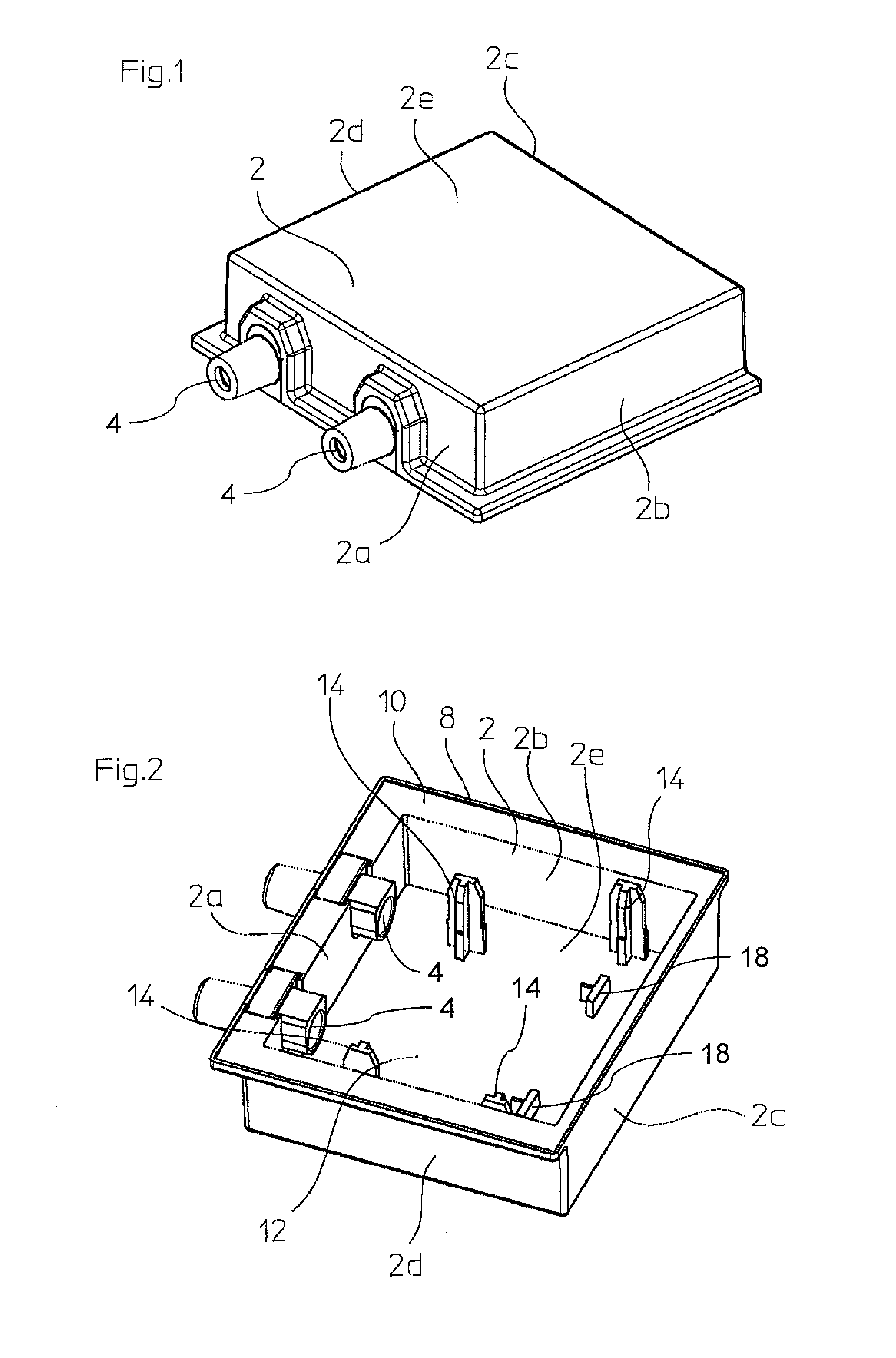 Junction Box in Connecting Box for a Solar Module