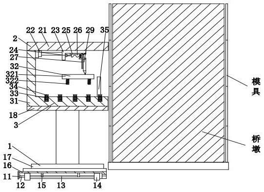 Formwork removal equipment for prefabricated bridge piers of prefabricated bridges and formwork removal process for prefabricated bridge piers