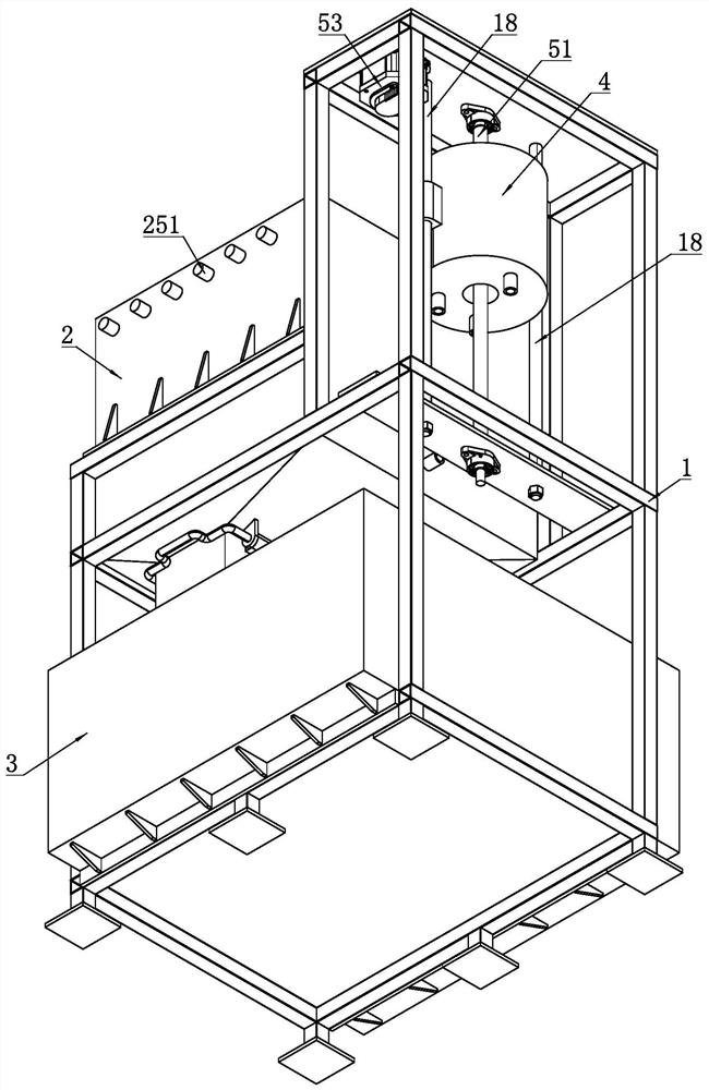 Simulation device for covered karst collapse caused by water level fluctuation