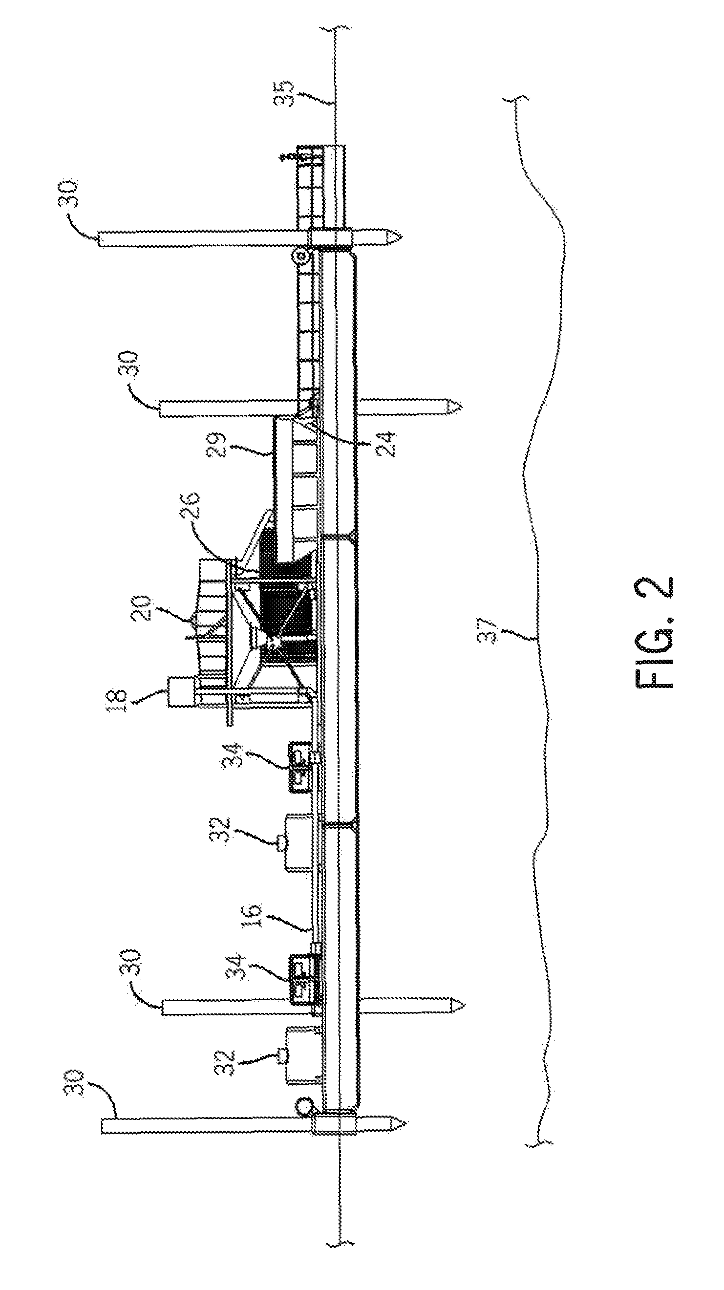 Method and system for broadcast sediment capping