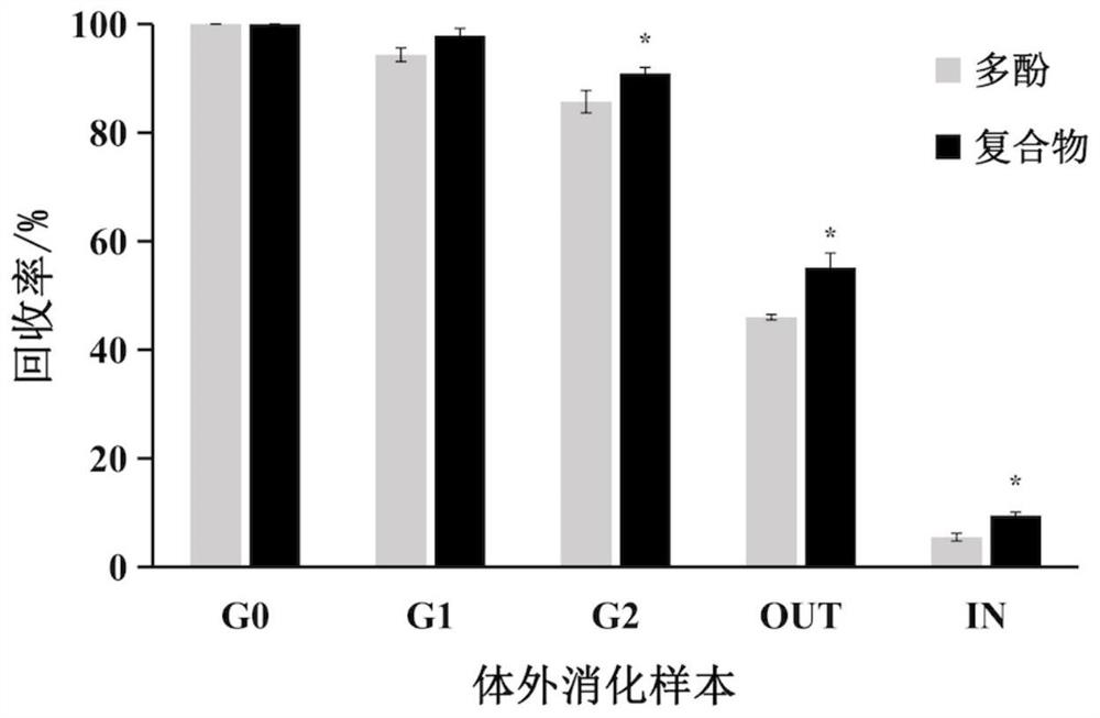 Polyphenol chitosan oligosaccharide compound as well as preparation method and application thereof