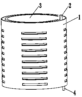 Water-cooled motor casing