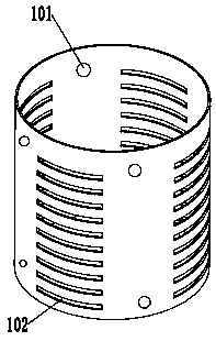 Water-cooled motor casing