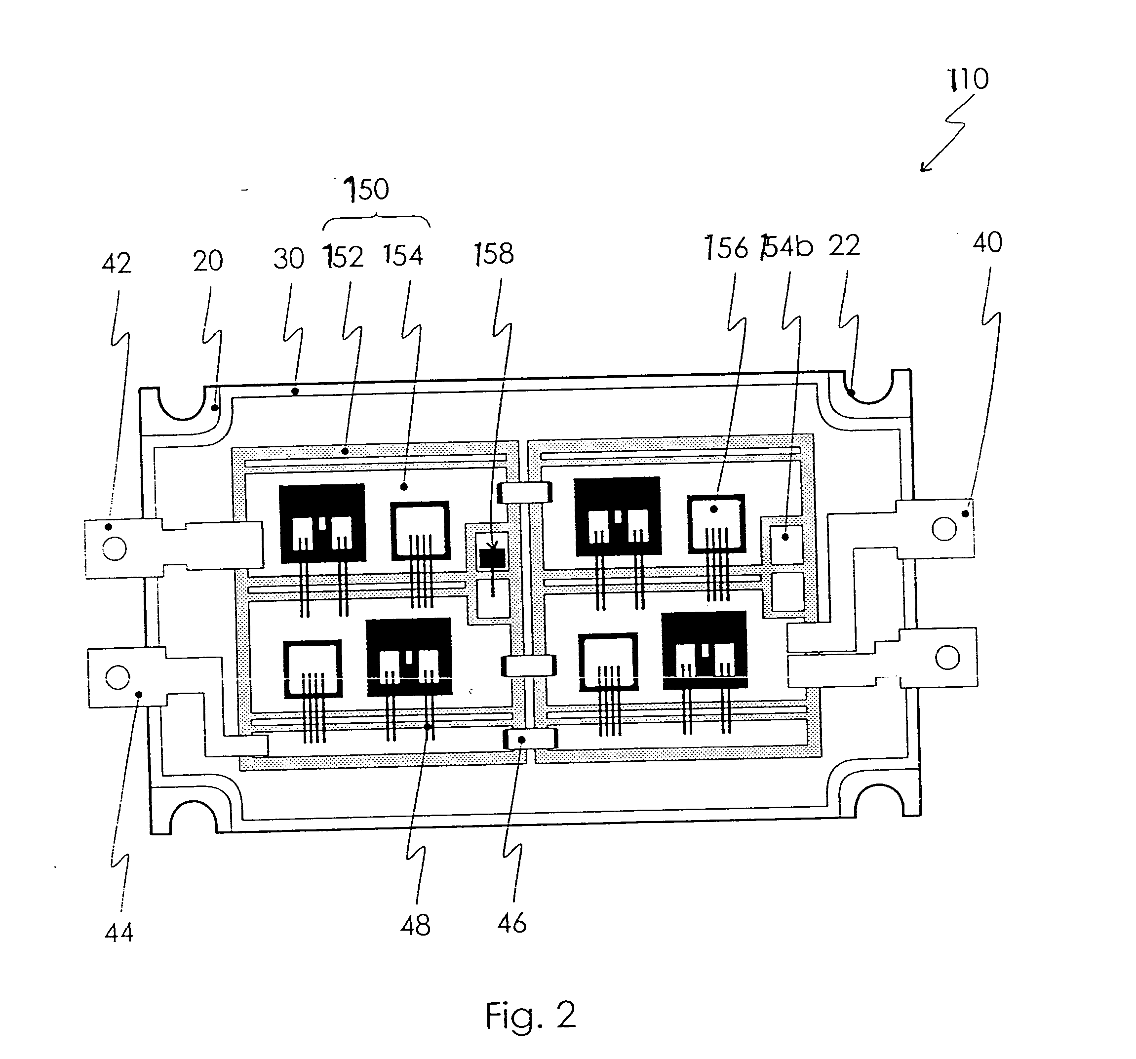 Semiconductor module with scalable construction