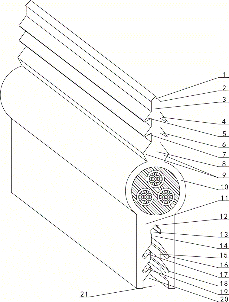 Cable connection structure