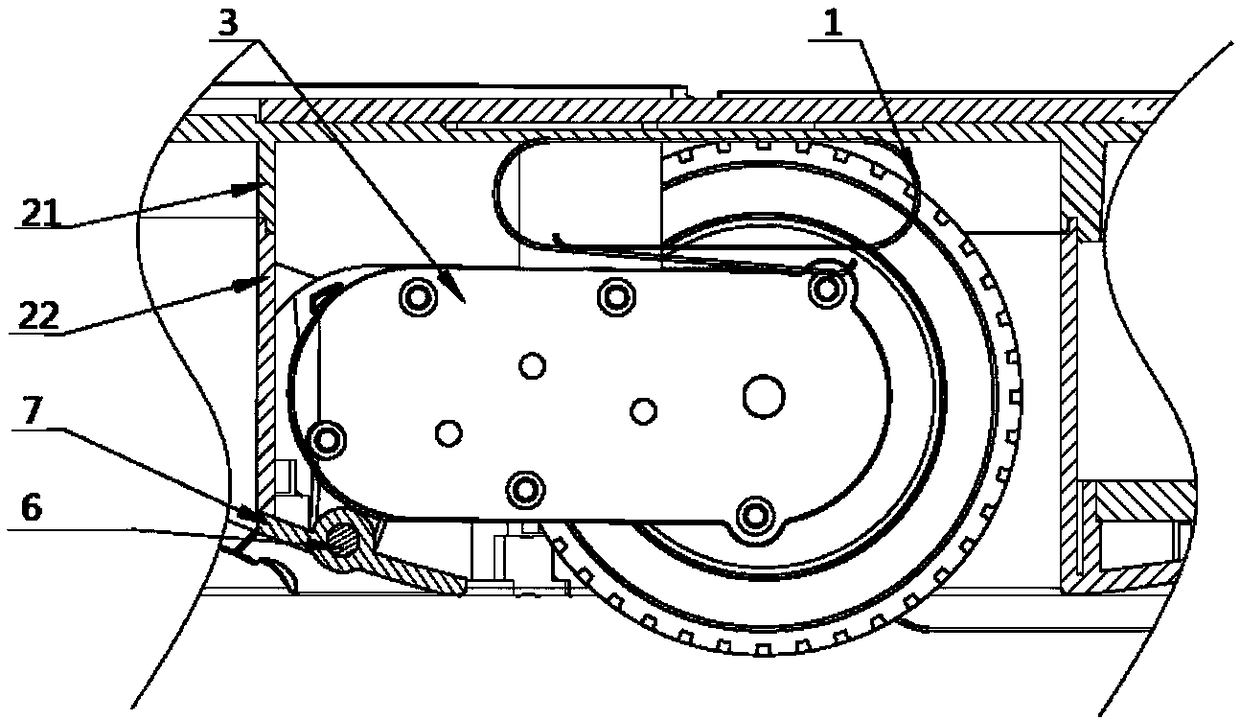 Floor sweeper and obstacle crossing mechanism thereof