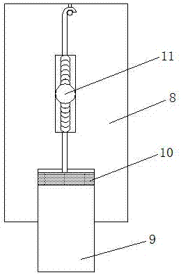 Physical atmospheric pressure experiment teaching device