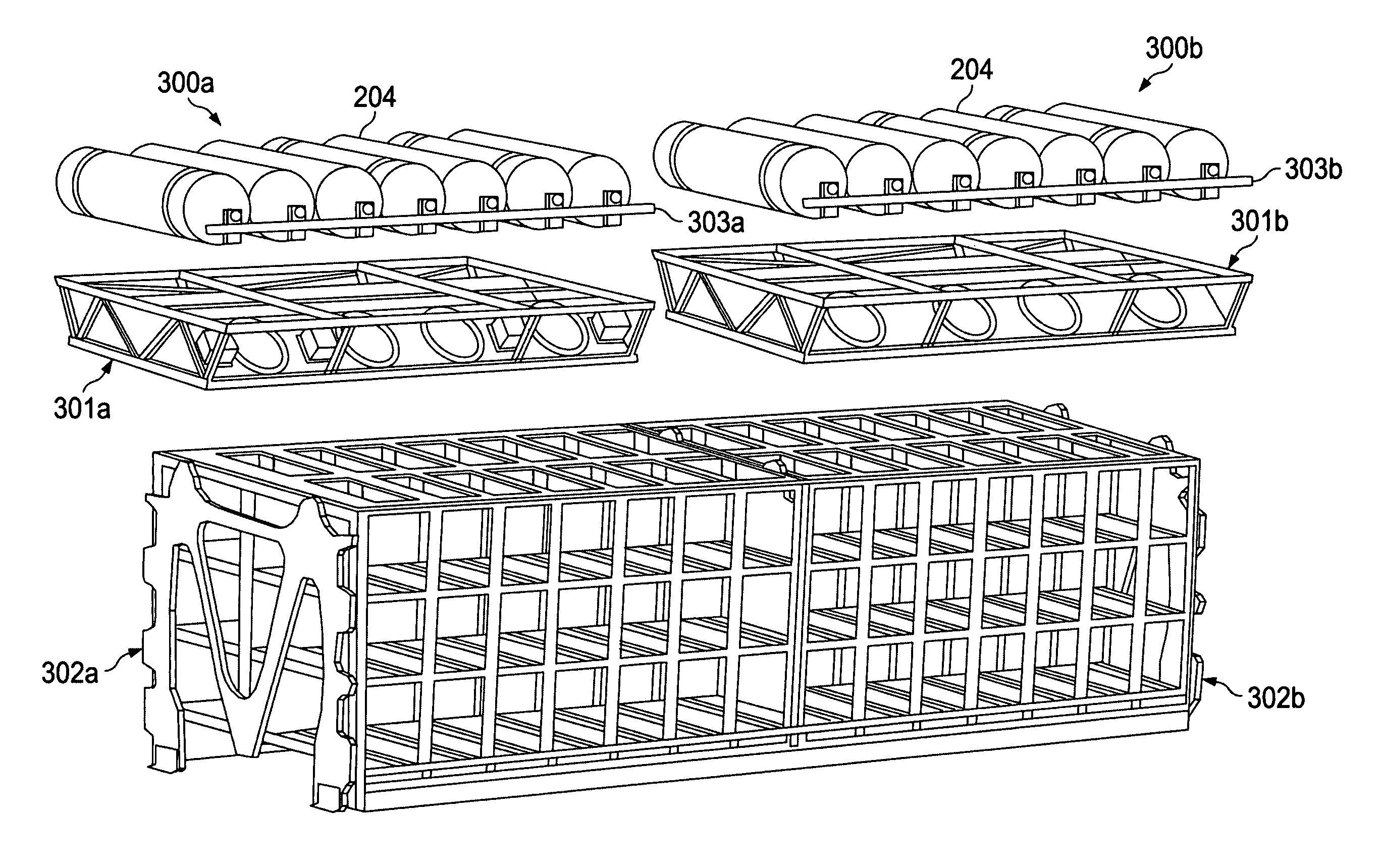 Isolation and support structures for hydrogen hybrid locomotives and hydrogen hybrid locomotives using the same