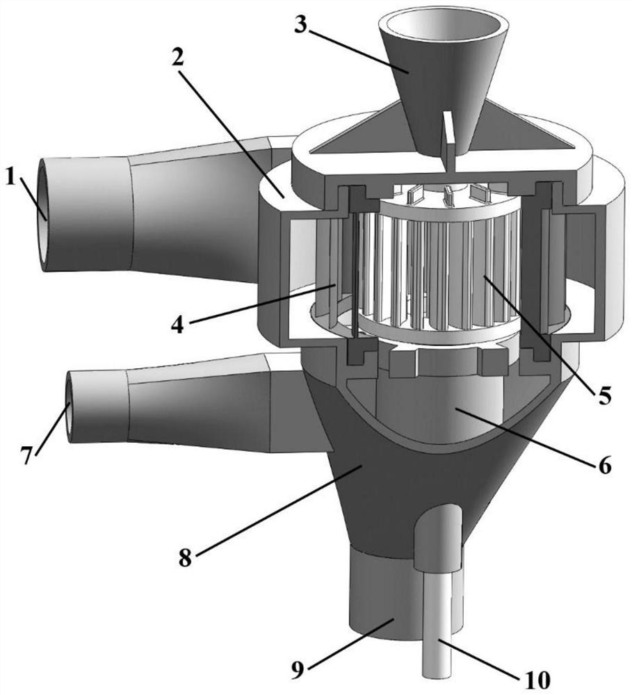 A Centrifugal Air Classifier for Ultrafine Powder