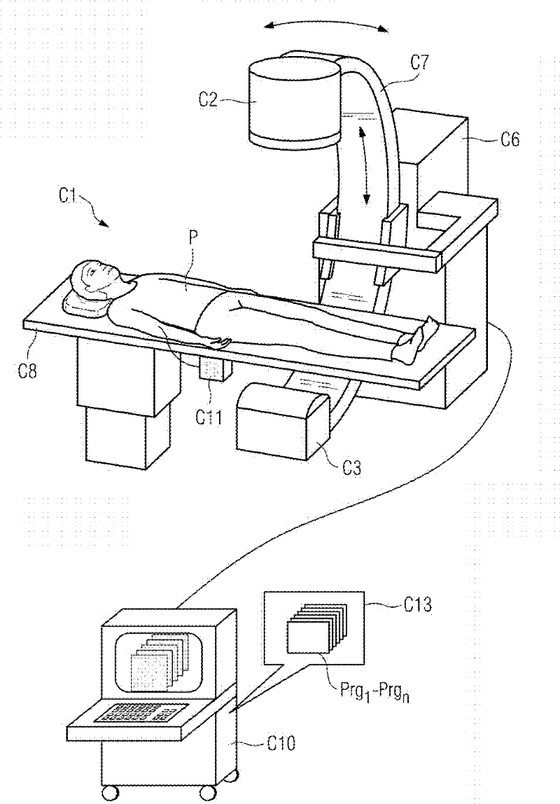 Method for automatic detection of a contrast agent inflow in a blood vessel of a patient with a CT system and CT system for carrying out this method