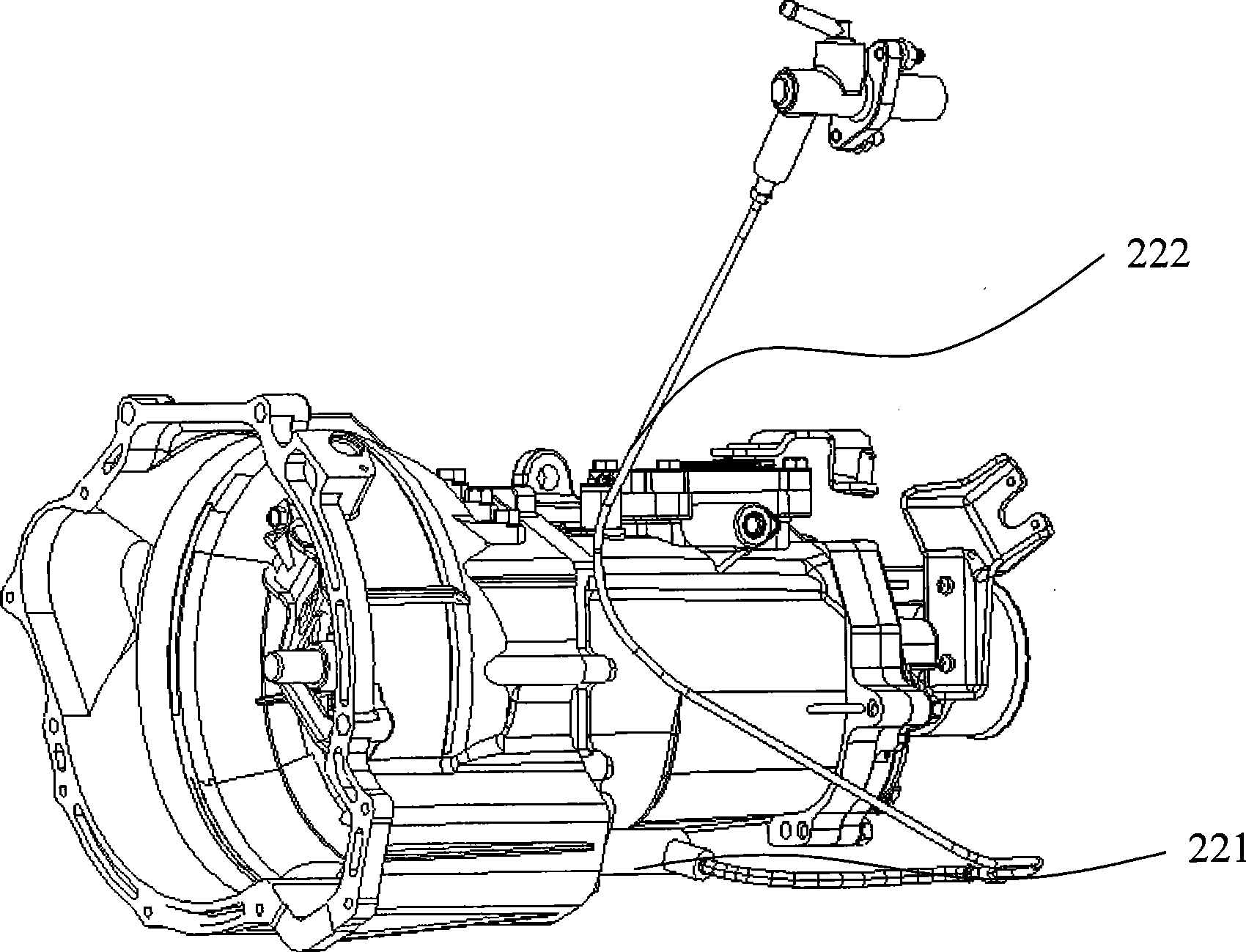 Vehicle power transmission mechanism of hydraulic clutch controlled type