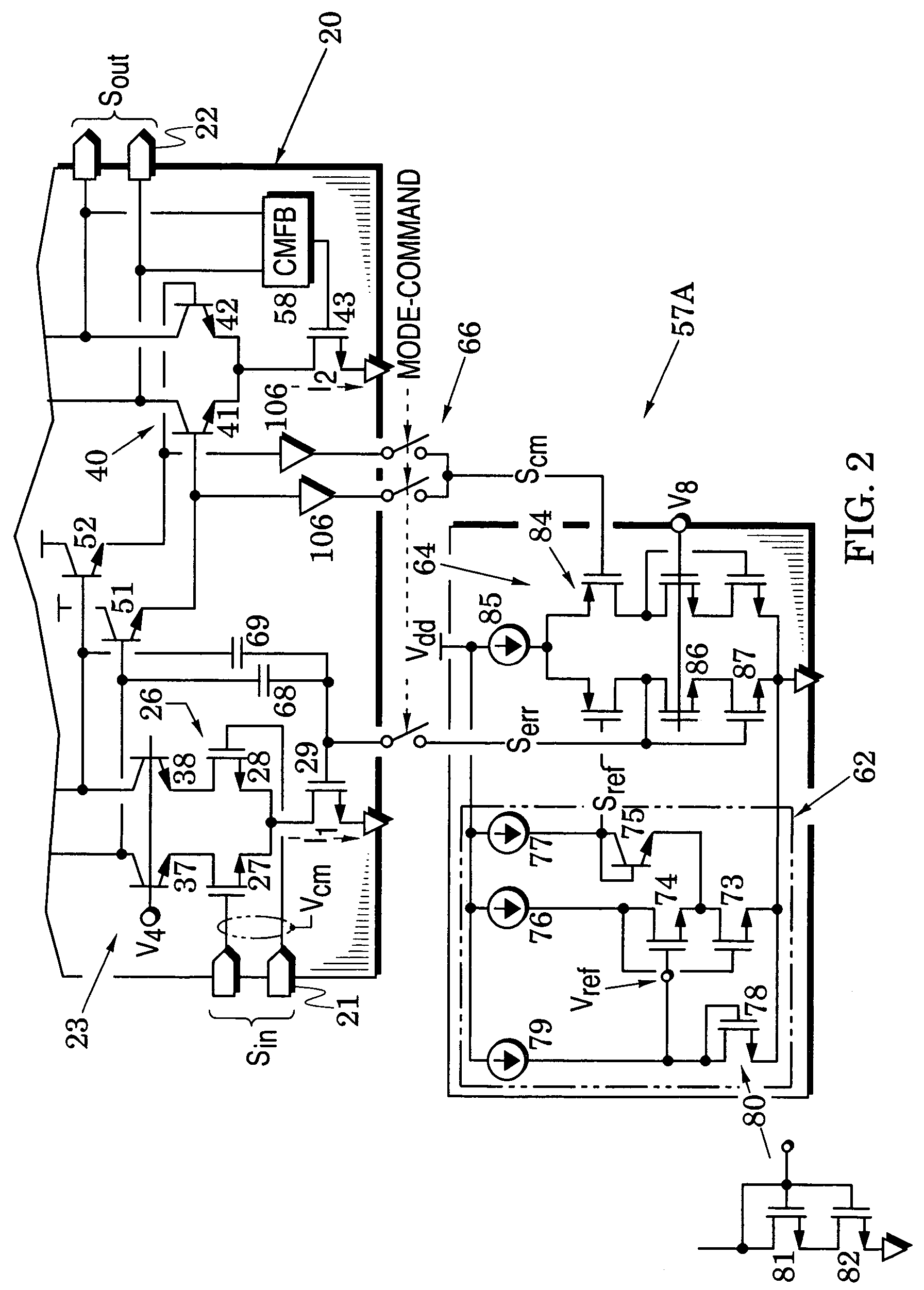 Differential amplifiers with enhanced gain and dynamic range