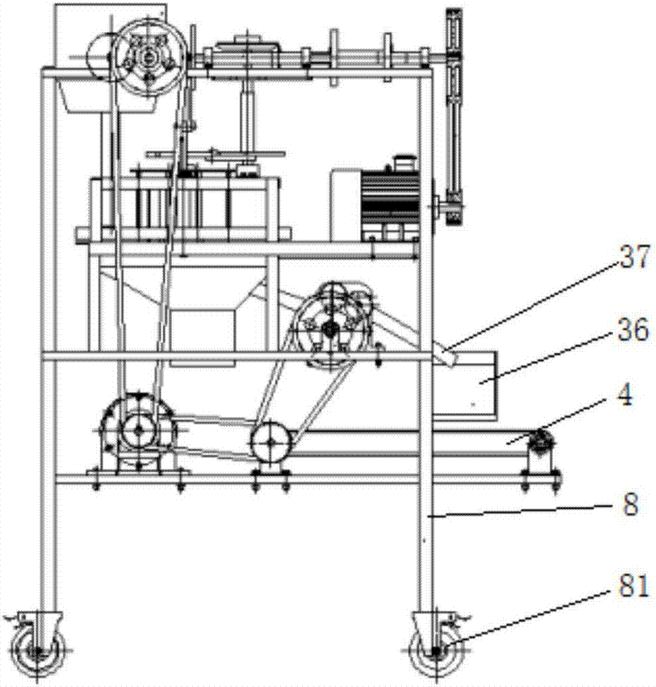 Automatic core-removing and shelling machine for litchis