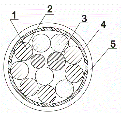 Dewatering anti-icing high-voltage power transmission line