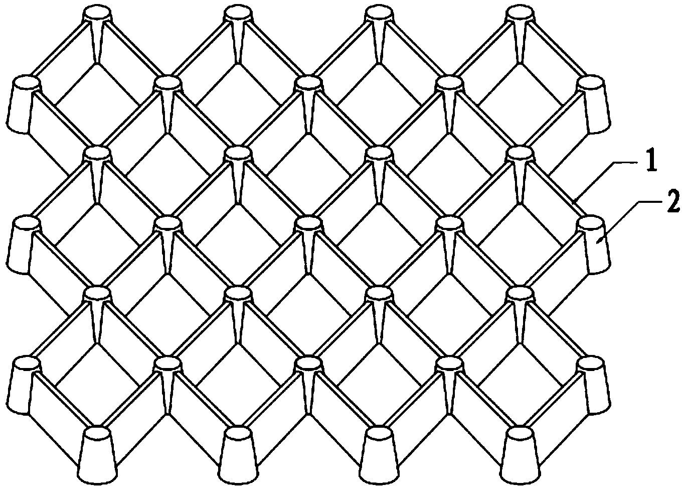 Multilayered structure absorbing core used for nursing pad and manufacturing method thereof