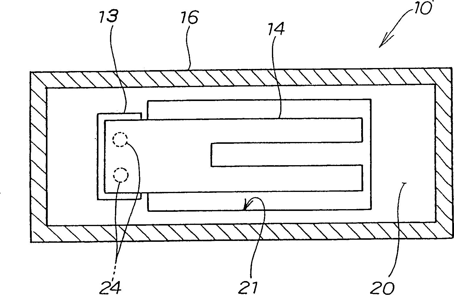 Transistor vibrator assembly and its mfg. method, and method for mfg. various connected glass plate used for electronic element assembly