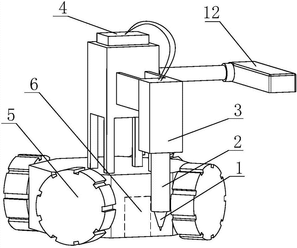 A robot 3D embossed braille printing system and usage method