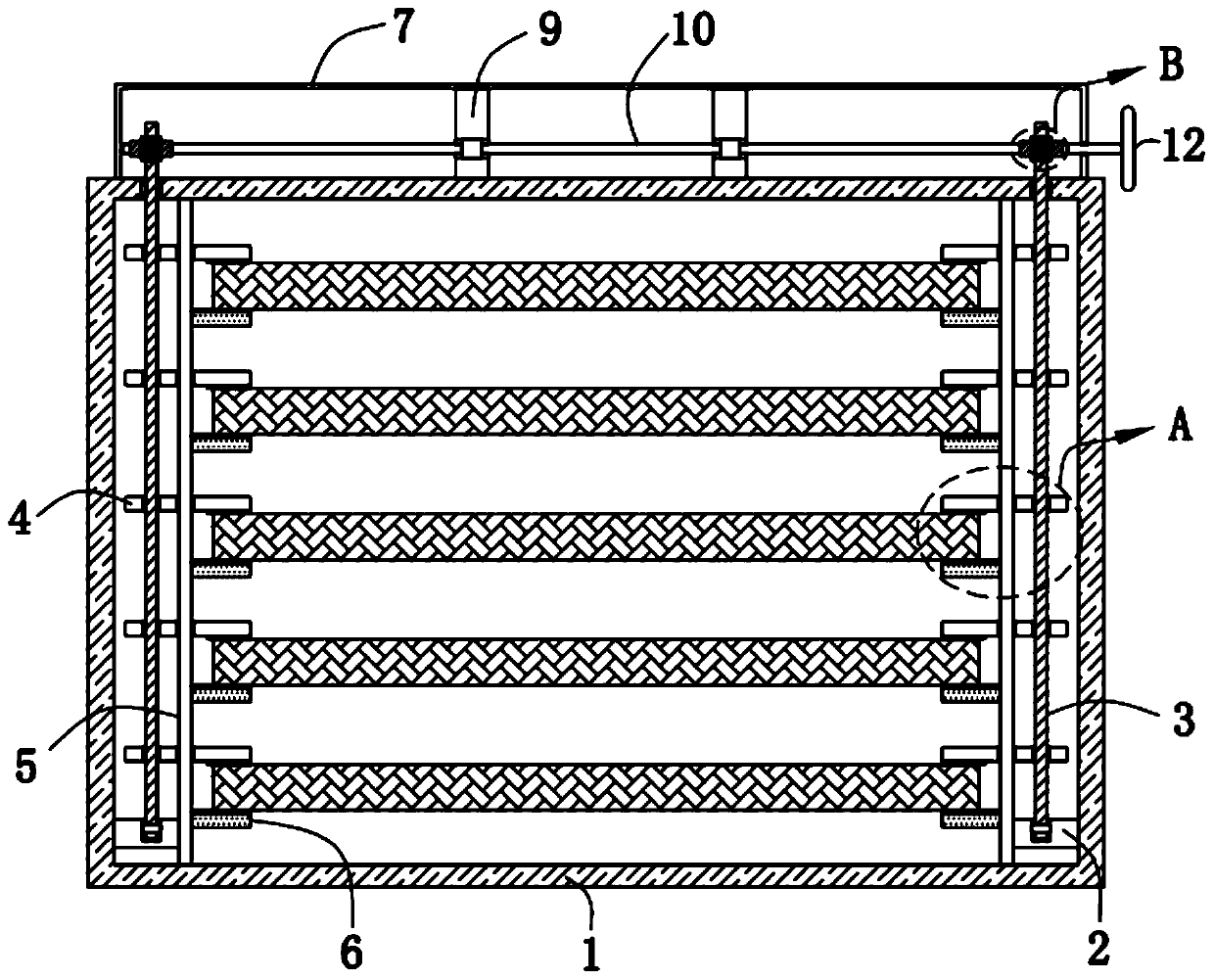 Protection device for reducing scratches on surface of PCB