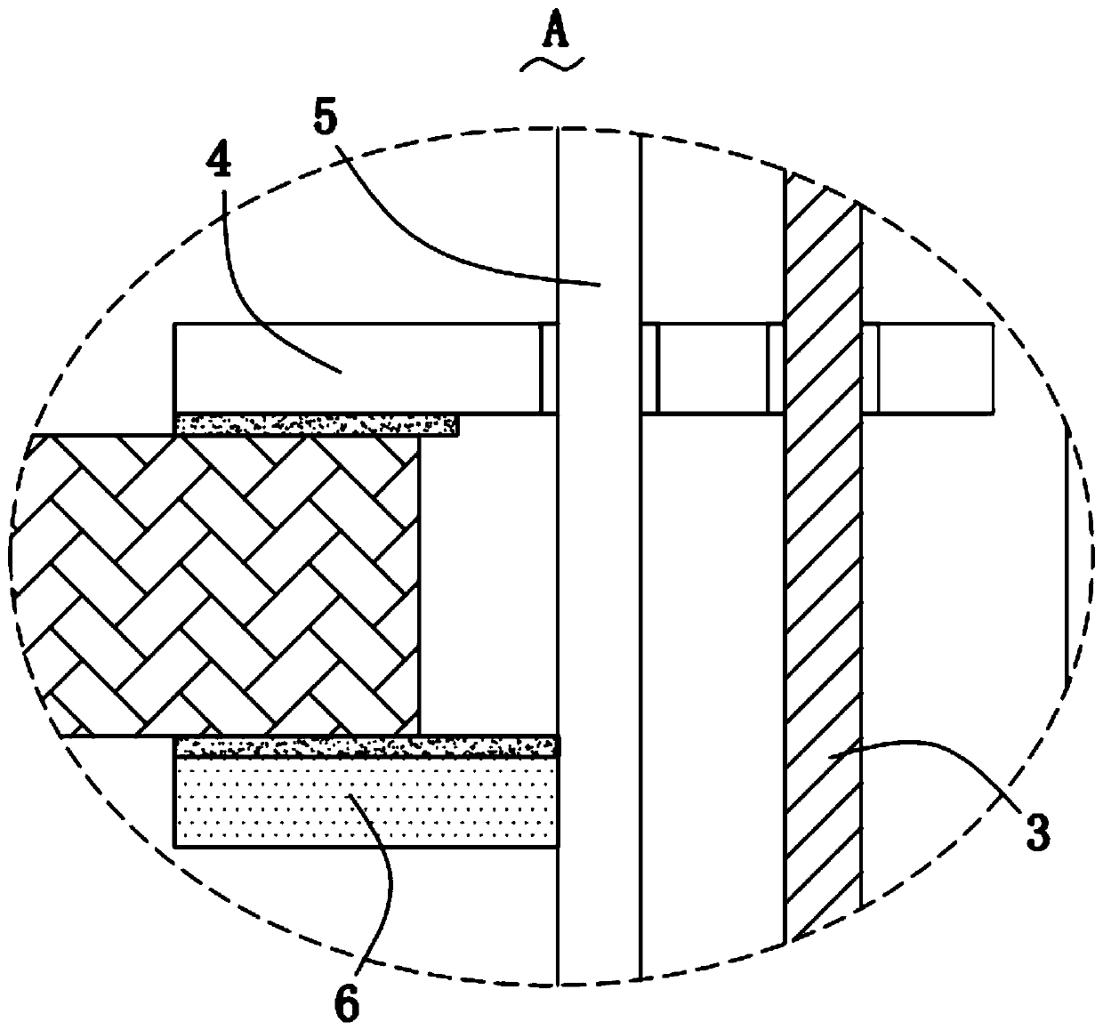 Protection device for reducing scratches on surface of PCB