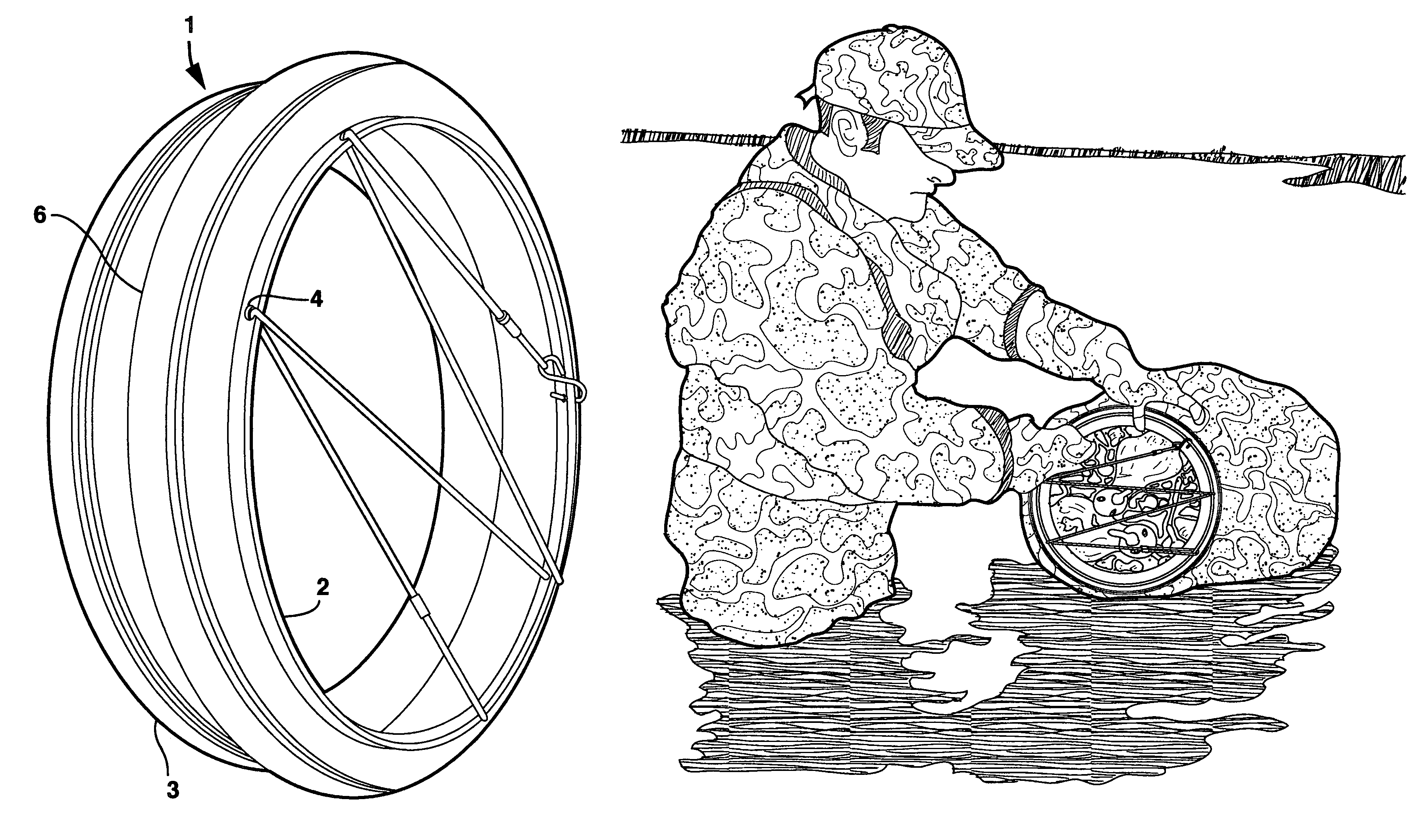 Device and method for holding open decoy bags