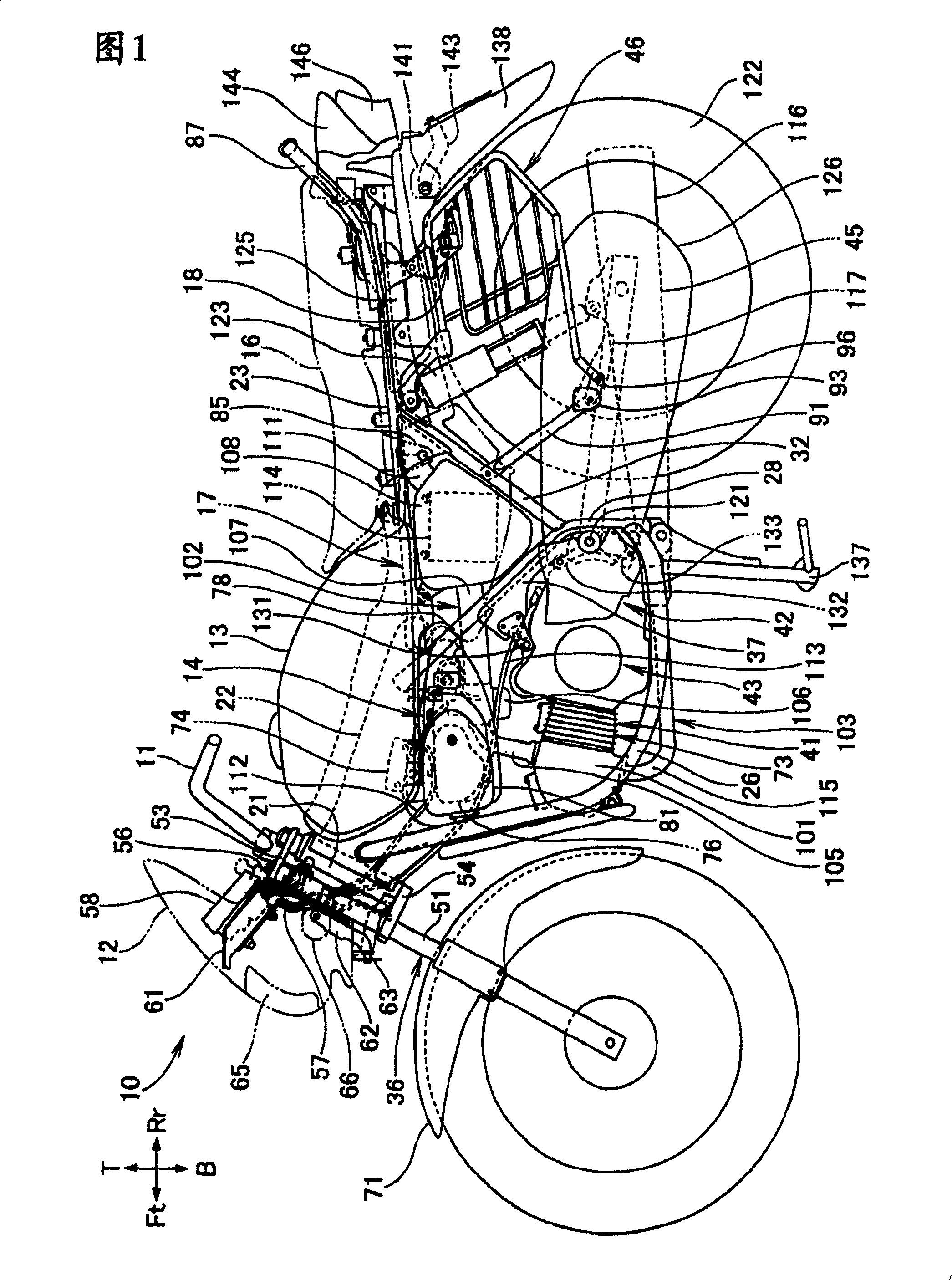 Mounting structure for helmet holder of two-wheeled automobile