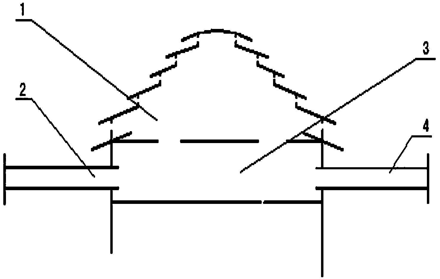 Gas-liquid two-phase distributor and coke quenching furnace using the same