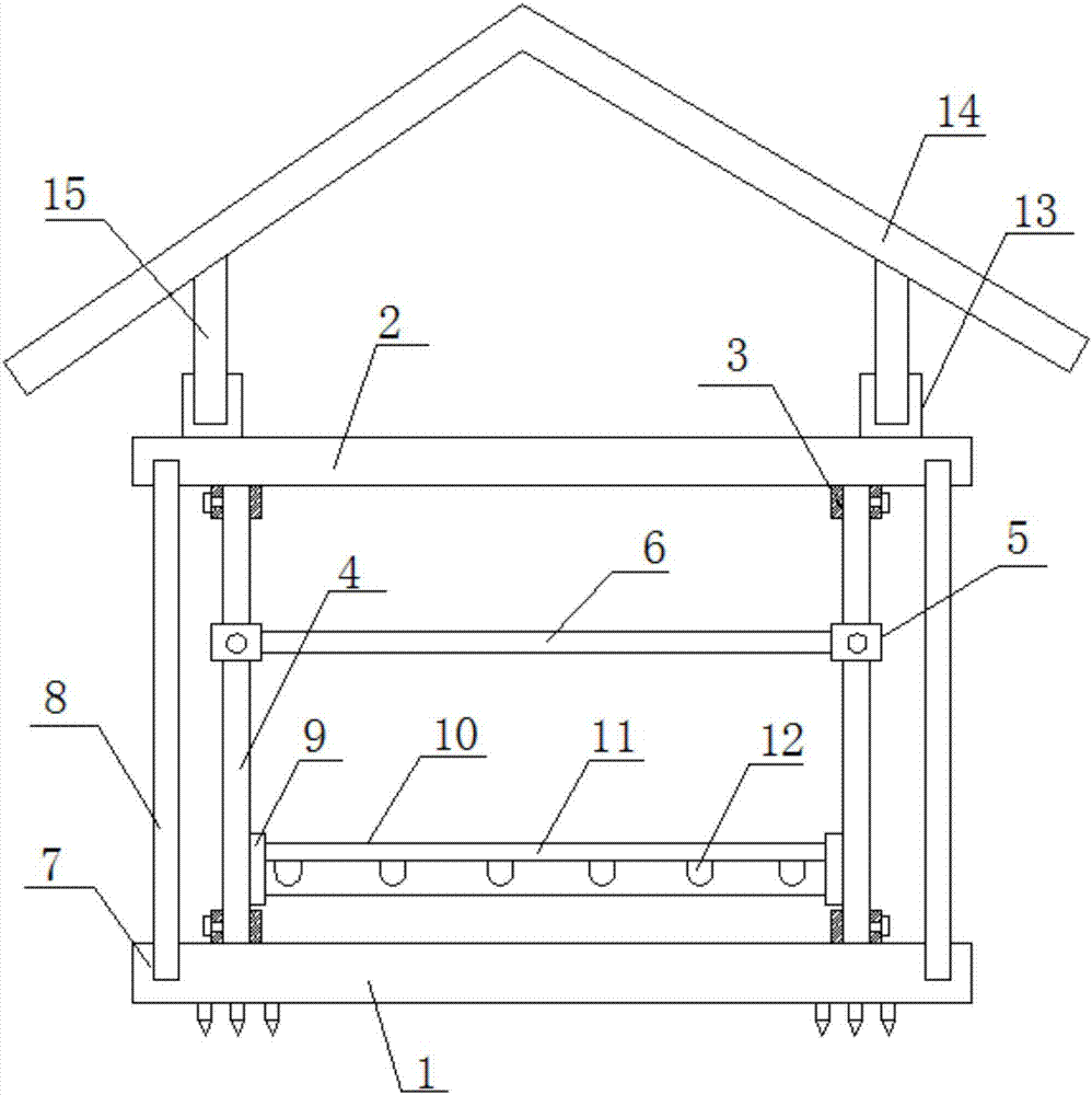 Work shed device for construction site