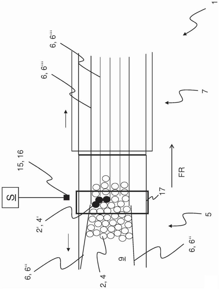 Device and method for transporting a plurality of articles