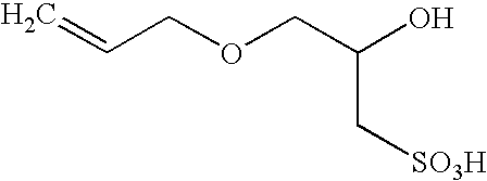 Polymerization of fluoromonomers using a 3-allyloxy-2-hydroxy-1-propanesulfonic acid salt as surfactant