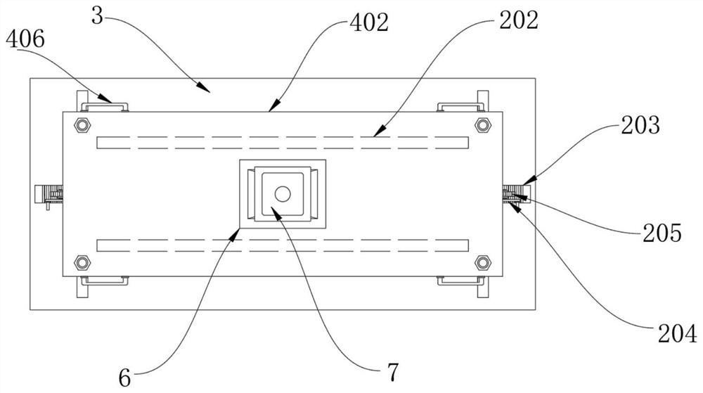 Hardware mold beveling device with multidirectional adjusting function