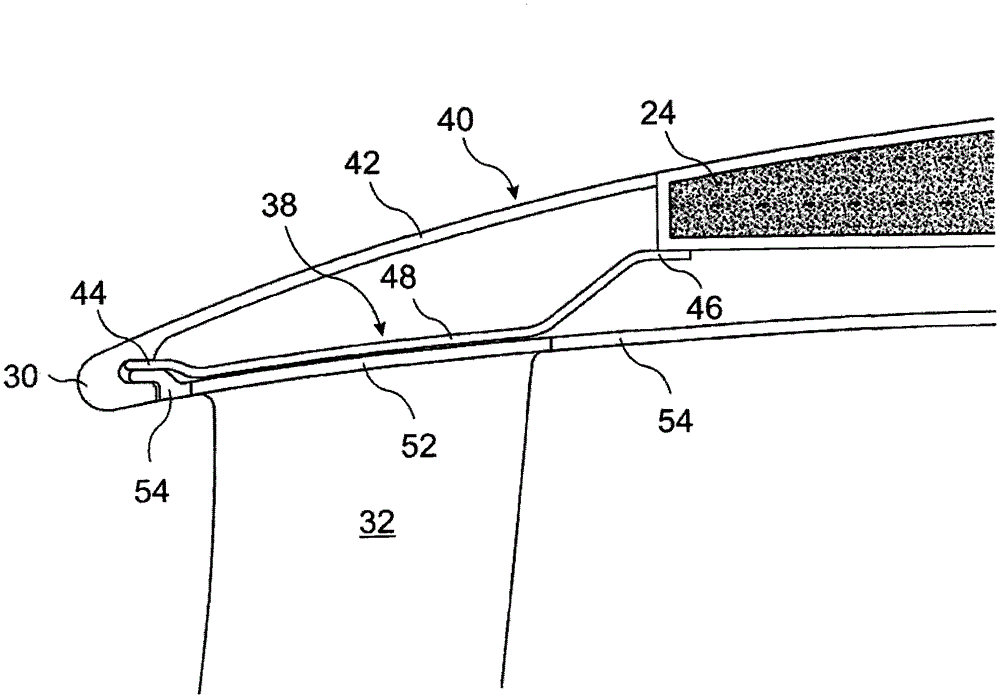 Airstream separator with thermal bridge deicer