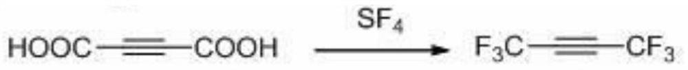 A kind of preparation method of hexafluoro-2-butyne