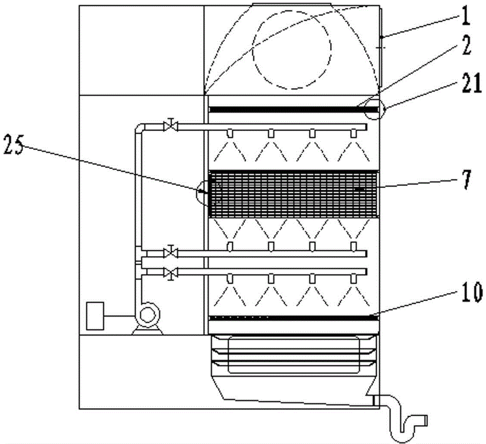 Fully automatic electrostatic dust removal filter box with sealing structure