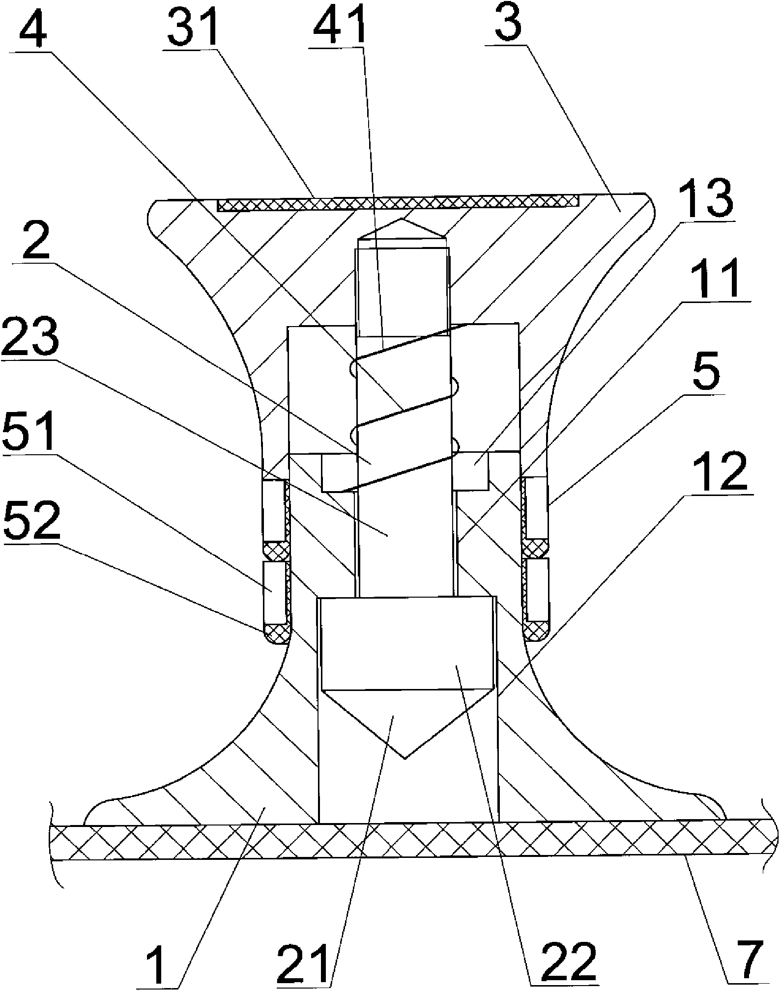 Fixed type toughened glass crushing escape apparatus
