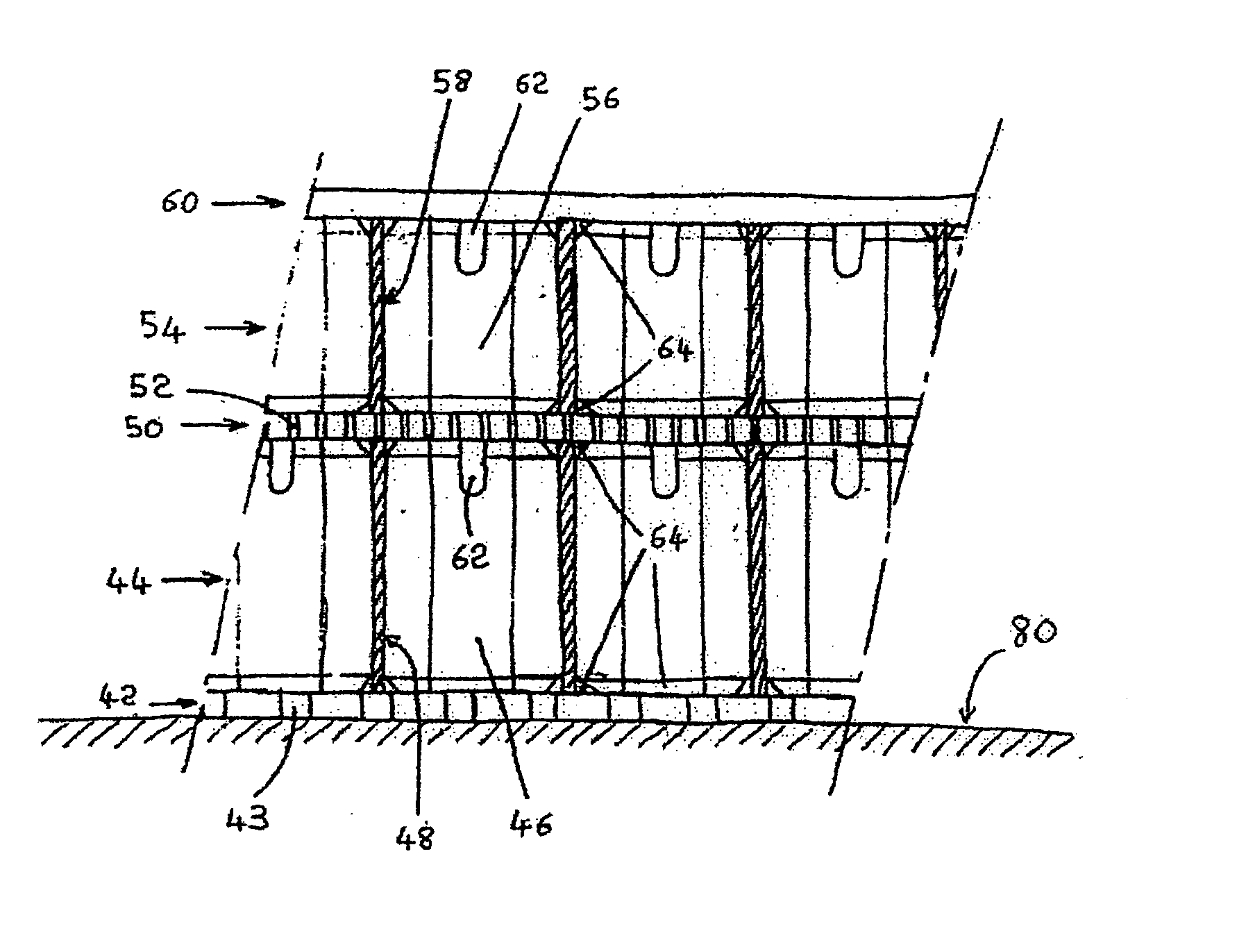 Method for making a soundproofing panel with at least one double resonator