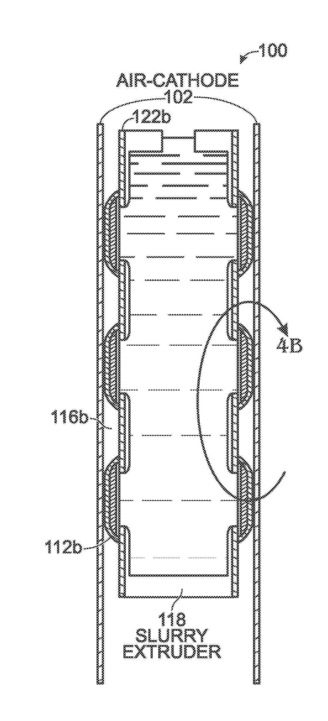 Large-Scale Metal-Air Battery with Slurry Anode