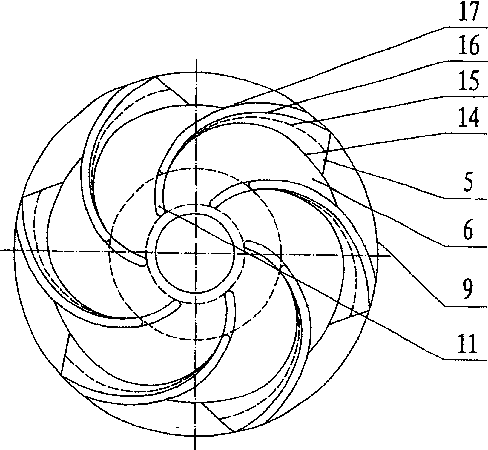 Centrifugal pump for deep well