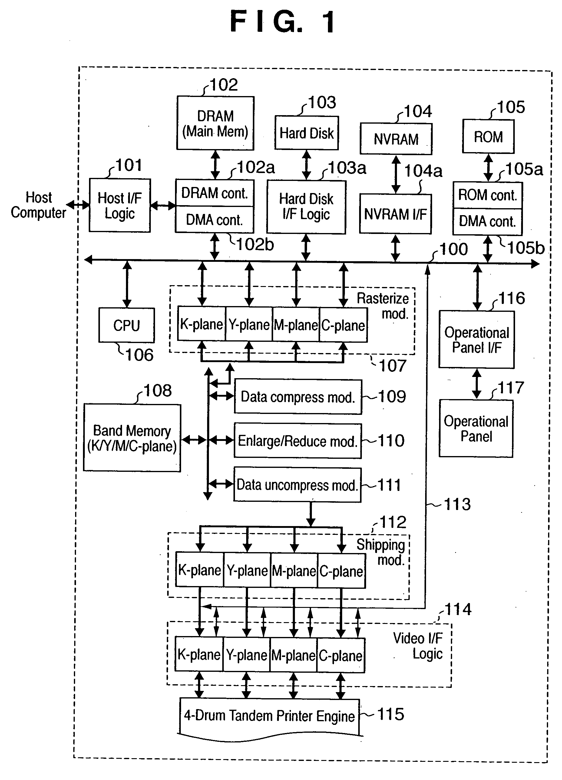 Method of drawing image, circuit therefor, and image output control apparatus