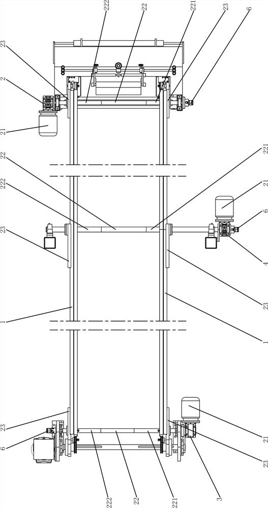 A chain track device capable of automatically adjusting the width of the chain track