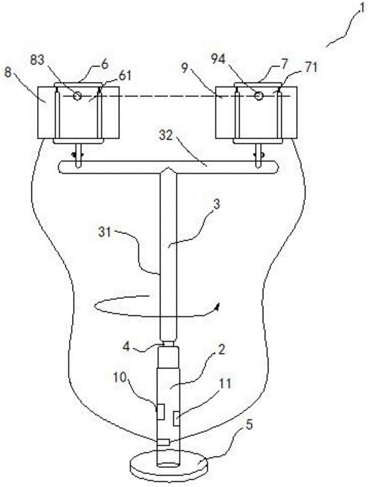 Shooting rod and shooting device using same