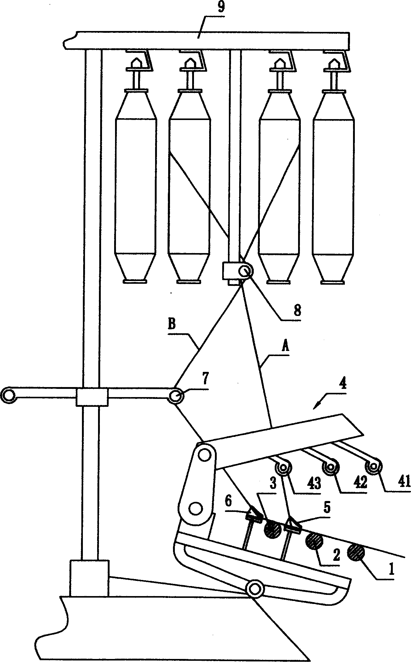 Bunchy yarn, its spinning method and special spinning frame
