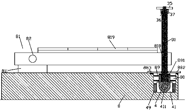 Photovoltaic panel angle adjustment device driven by twin-screw