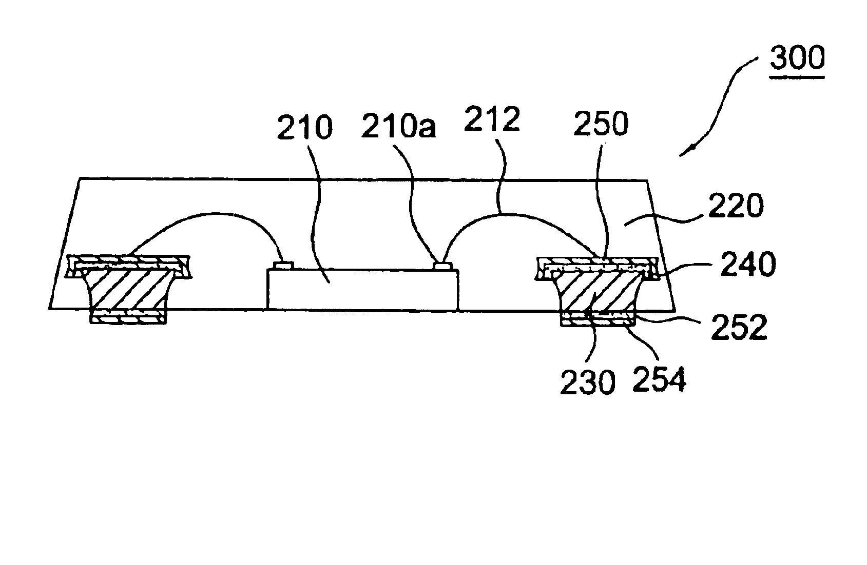 Low-pin-count chip package and manufacturing method thereof