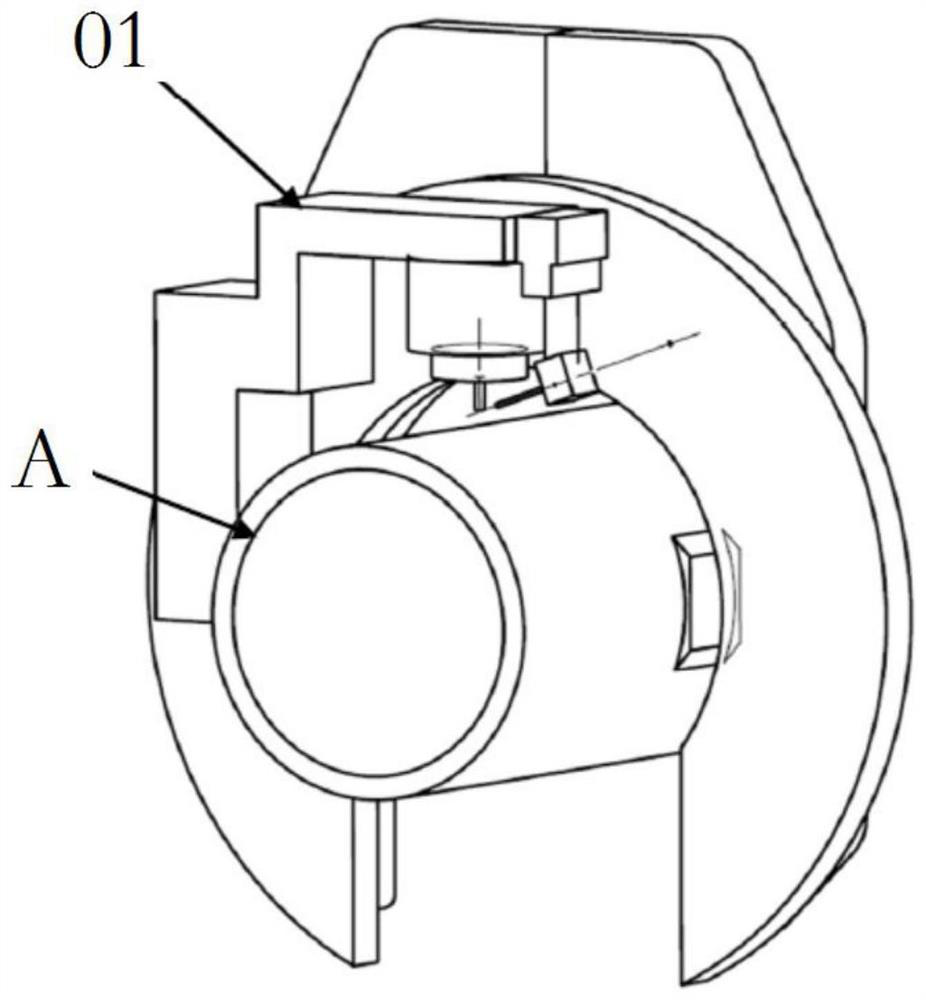 Automatic welding method for butt joint of stainless steel pipes