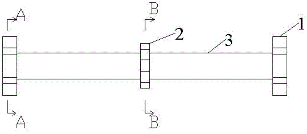 Permanent magnet sub-suspension type tubular belt conveyor supporting device