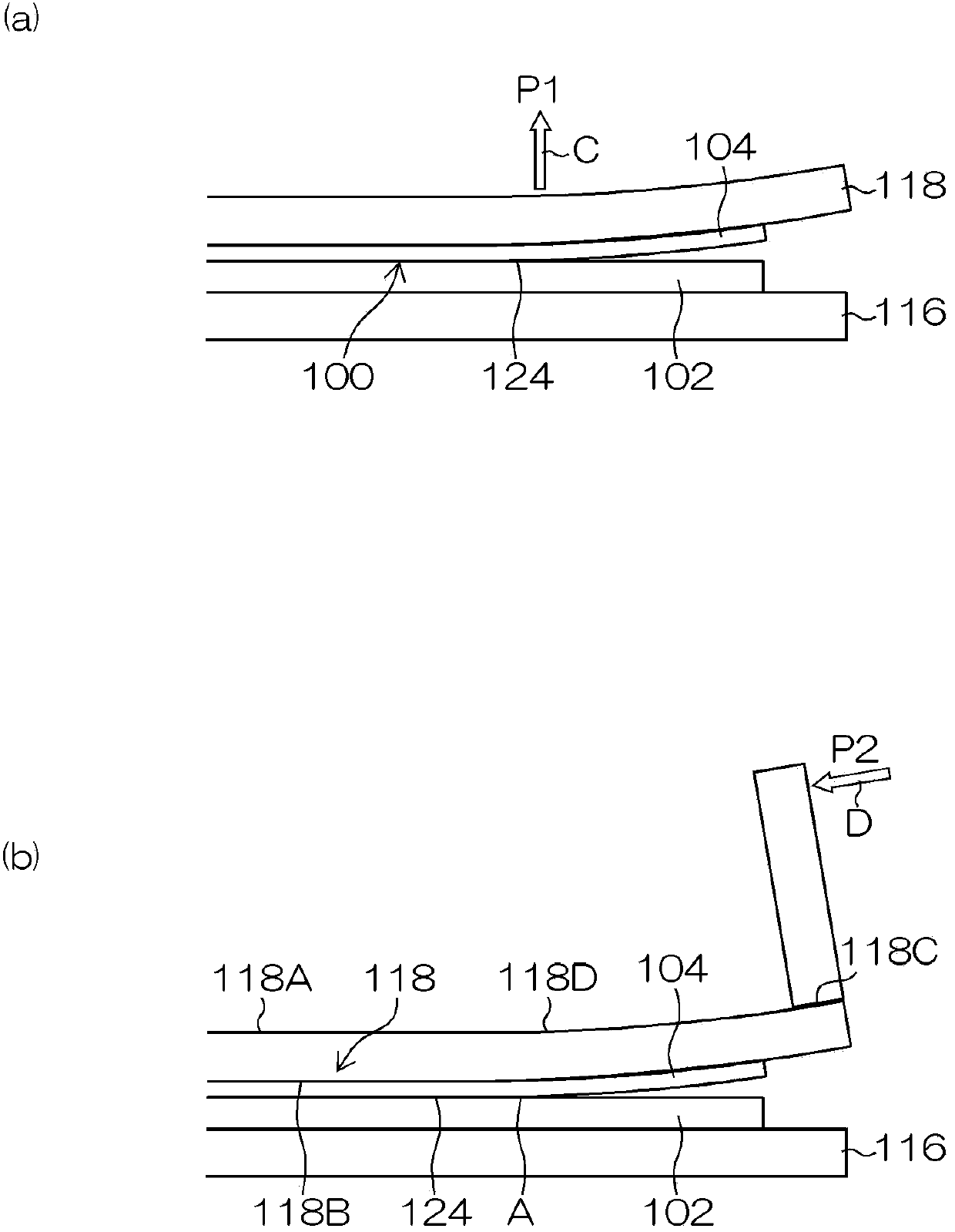 Peeling device and peeling method of substrate, and manufacturing method of electronic device