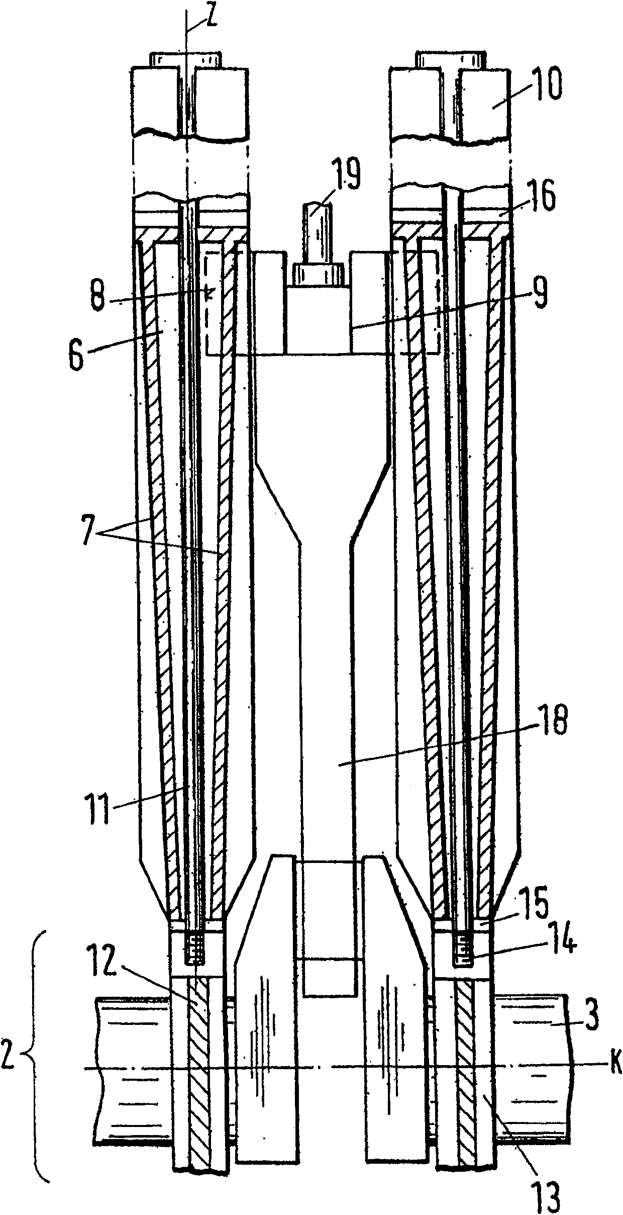 Cross head large diesel oil engine